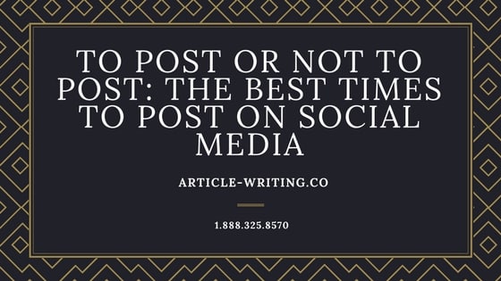 writing content for social media