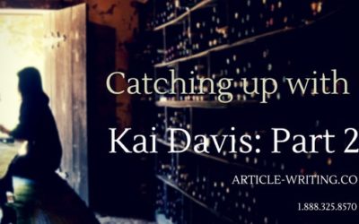 Catching up with Kai Davis: Part 2
