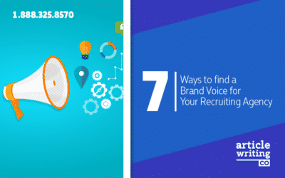 7 Ways to Find a Brand Voice for your Recruiting Agency