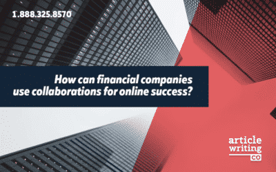 How Can Financial Companies Use Collaborations for Online Success?