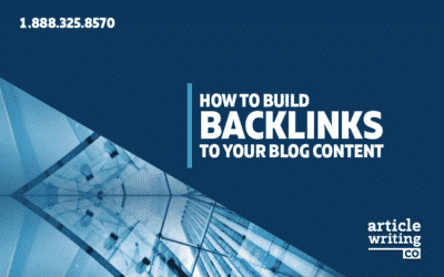 How to Build Backlinks to Your Blog Content