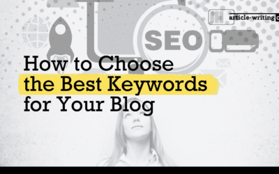 How to Choose the Best Keywords for Your Blog