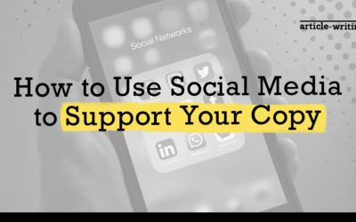 How to Use Social Media to Support Your Copy