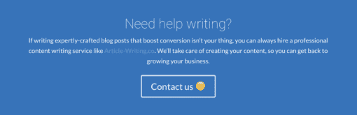 Article-writing.co call to action with copy that converts clicks to sales