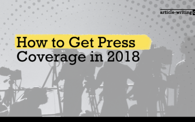 How to Get Press Coverage
