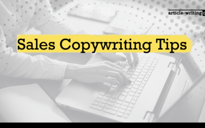 Sales Copywriting Tips