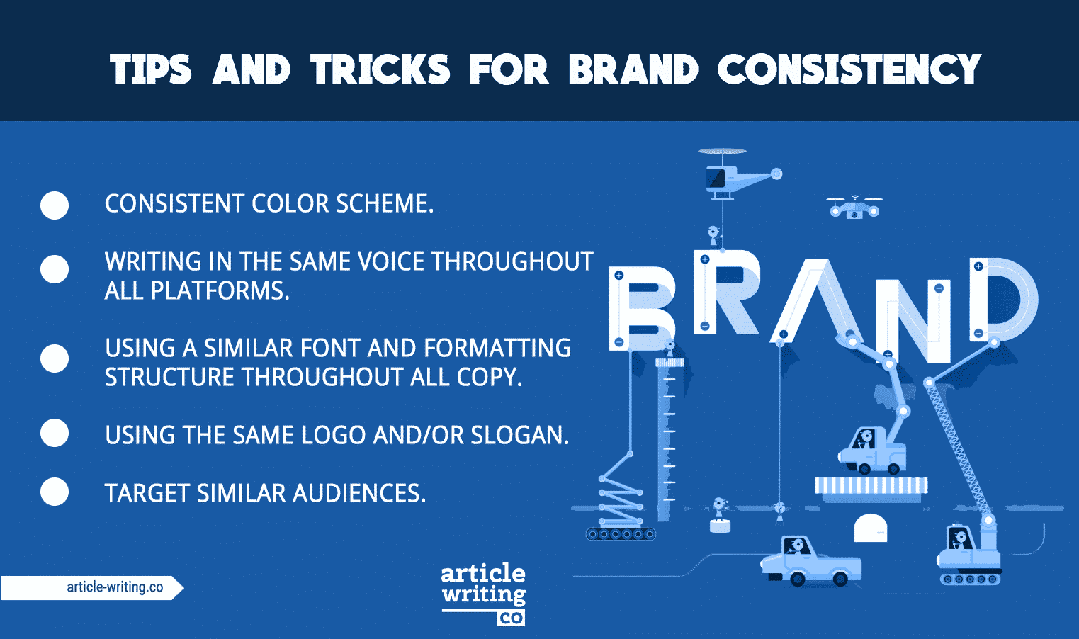 There are numerous tips and tricks one can use for brand consistency.