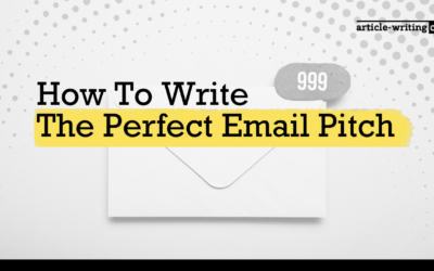 How To Write The Perfect Email Pitch
