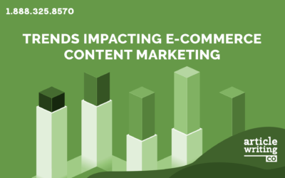 Trends Impacting E-Commerce Content Marketing