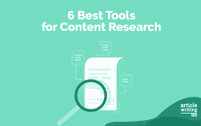 6 Best Tools for Content Research