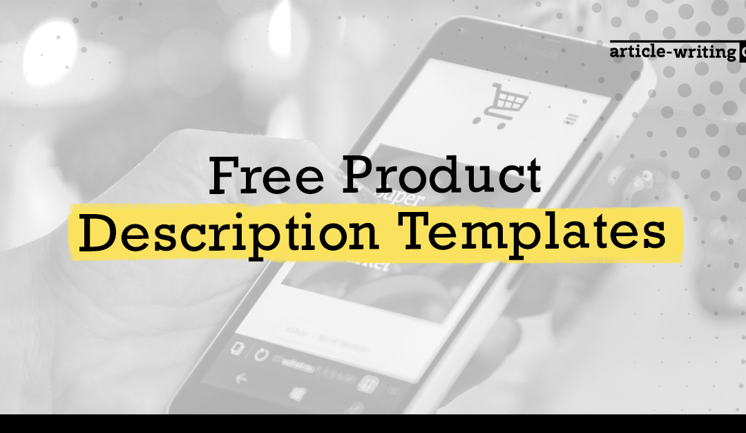 Free Product Description Templates