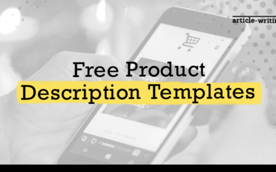 Free Product Description Templates