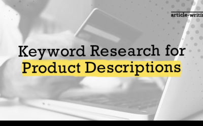 Keyword Research for Product Descriptions