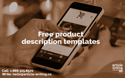 Free Product Description Templates