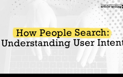 How People Search: Understanding User Intent