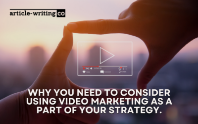 Start Using Video Marketing as a Part of Your Strategy